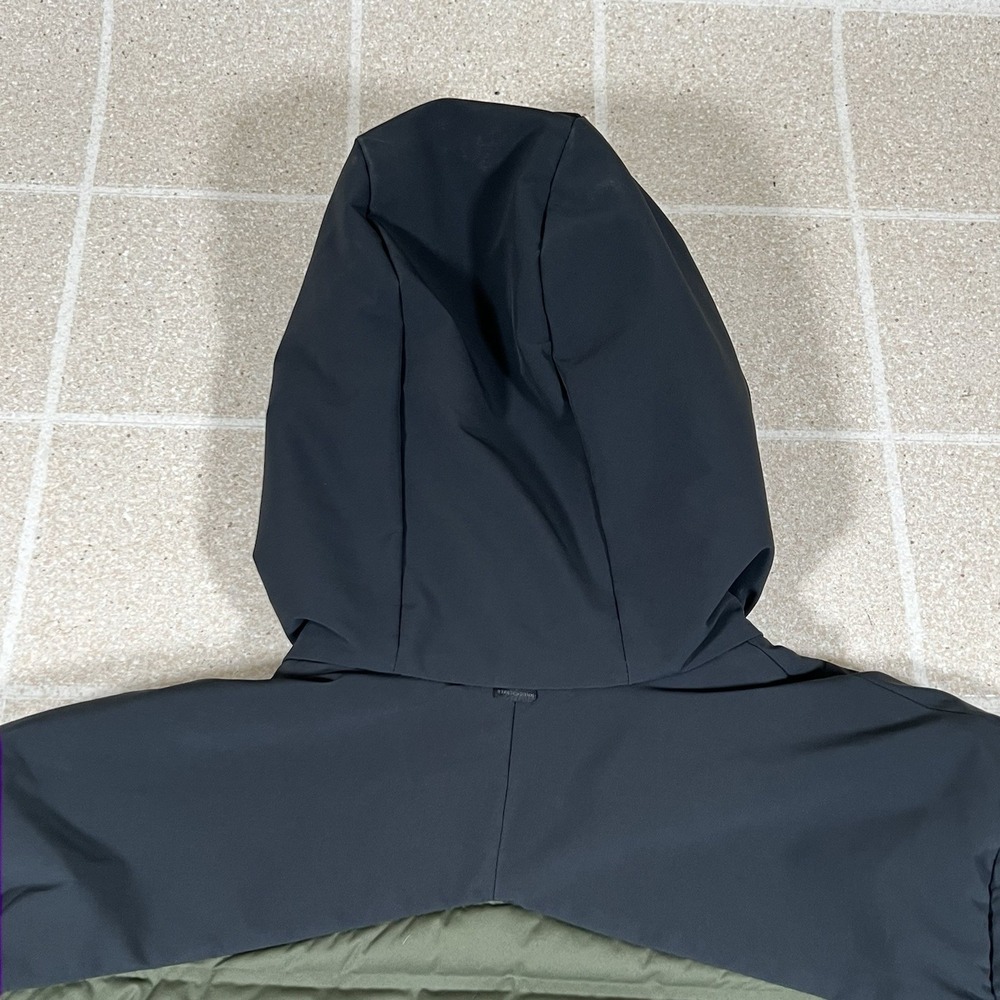 Mountain Hardwear Stretchdown Hybrid Jacket Mens XL Gray Hooded Insulated - Picture 4 of 7